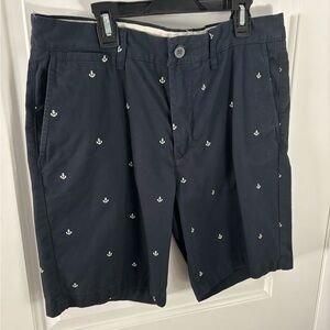 Navy blue/ black anchor shorts from HM